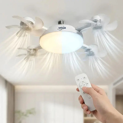 SocketFan — 2-in-1 Screw-In Ceiling Fan Light