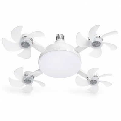 SocketFan — 2-in-1 Screw-In Ceiling Fan Light